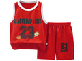 Maroon kids basket ball jersey
