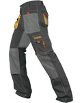 Grey and orange box pocket Cargo Pant