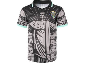 Polo shirt with a graphic design on a white background