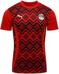 Red Egyptian Soccer Jersy with Black patches