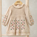 Kids dress with floral embroidery