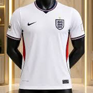 White England Soccer Jersey with back logos