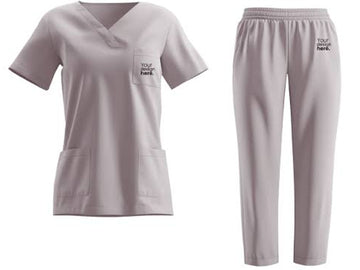 Grey Female Houskeeping Uniform set