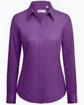 Purple Formal Shirt For Ladies