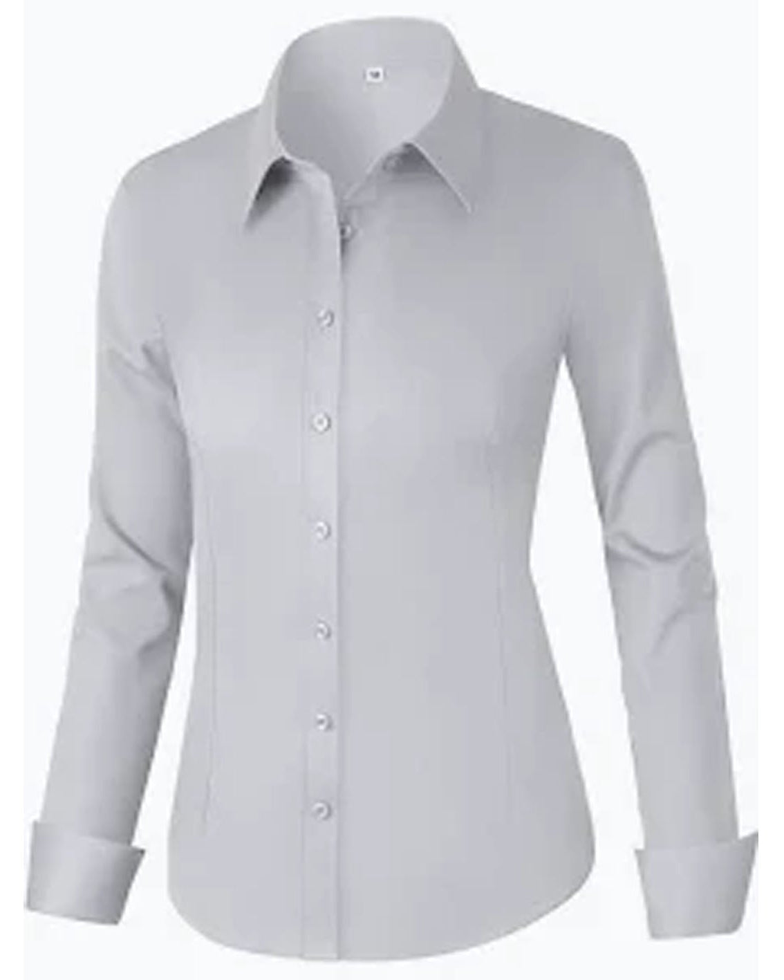 Blue Full Sleeve Formal Ladies Shirt