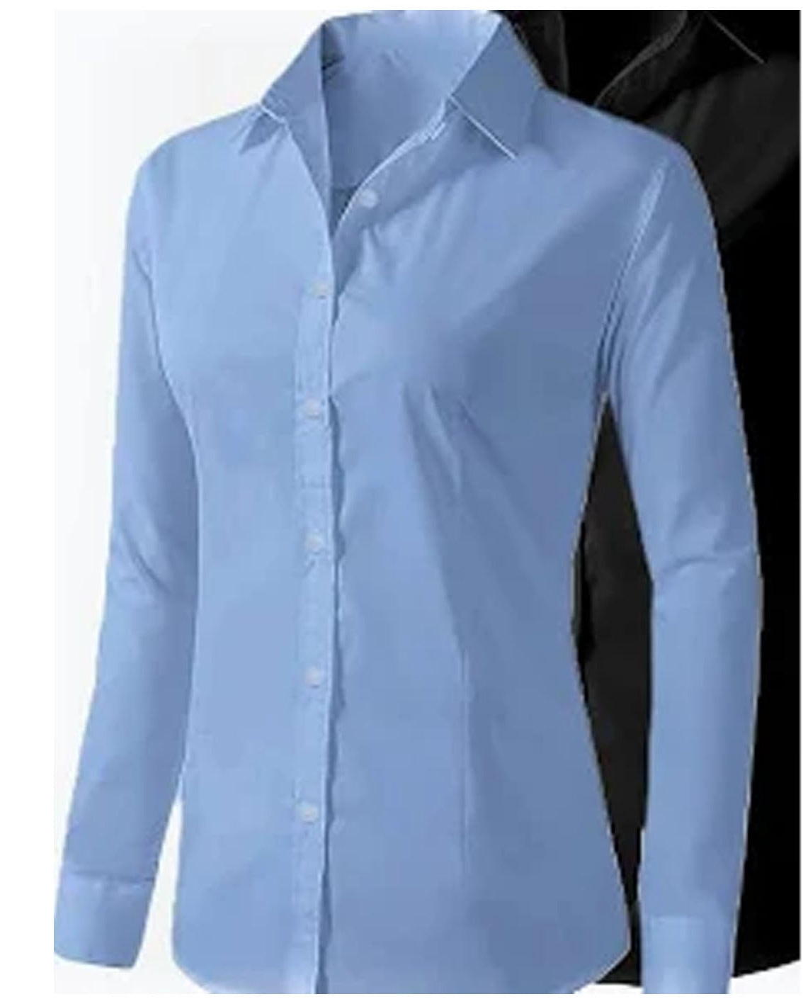 Sky Blue Formal SHirt For Ladies