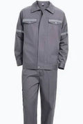 Grey 2 Piece Coverall with reflector
