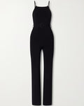 Black jumpsuit on a white background