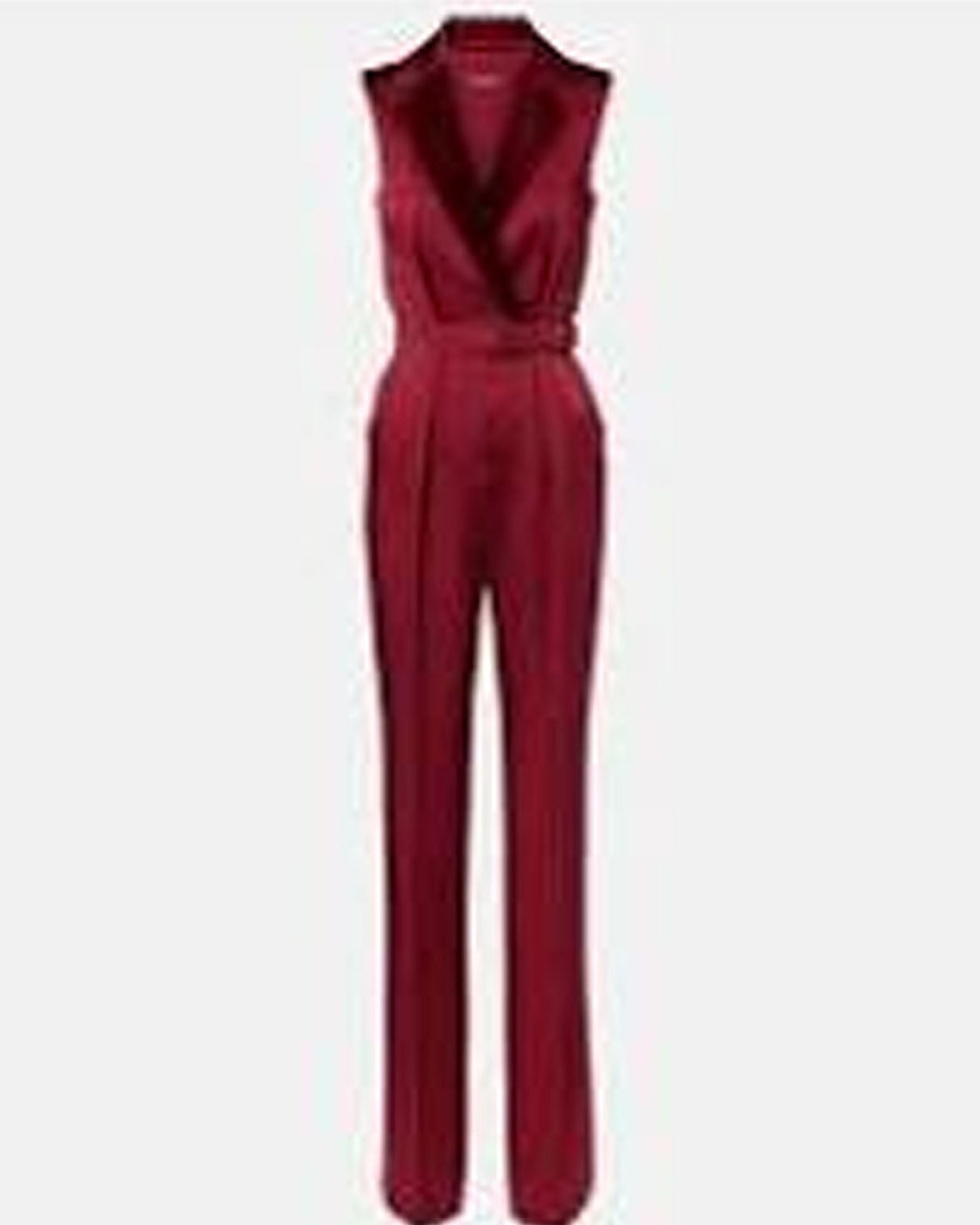 Red jumpsuit on a white background