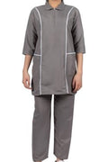 Grey Kadama Uniform with pipping