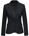 Black blazer on a white background