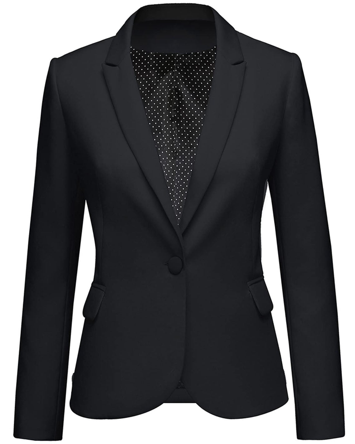 Black blazer on a white background