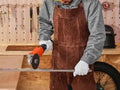 Dark Brown Leather Welding Apron