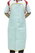 sky blue Leather Welding Apron