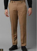 Tan pants worn by a person on a gray background