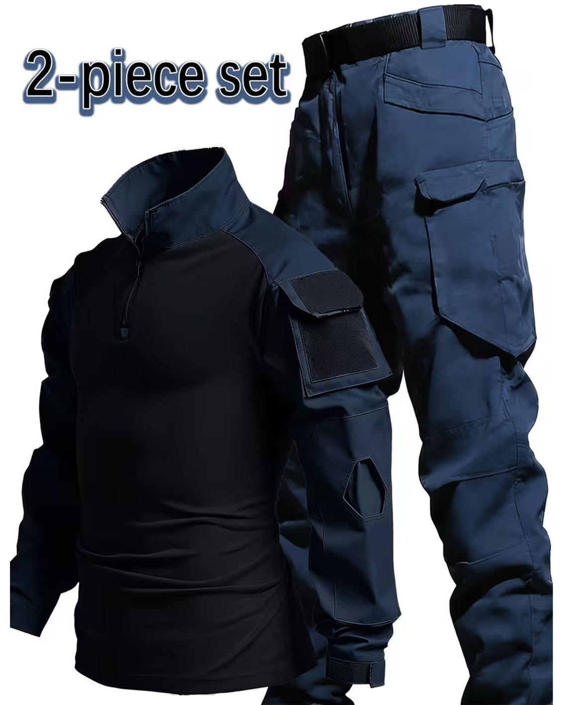 Black & Torqouise Military Tactical Uniform