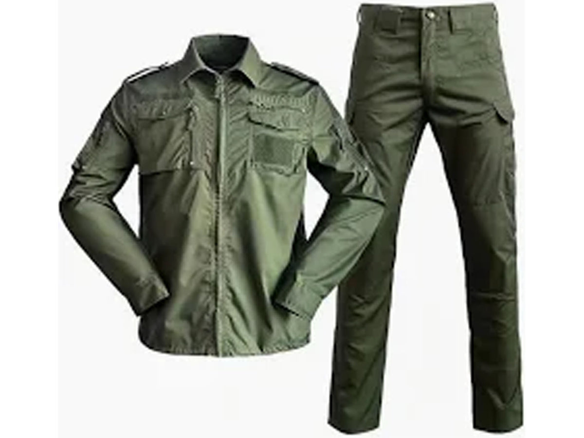 Brown Military Tactical Uniform