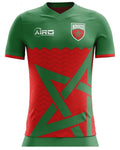 Green and red sports jersey with 'Morocco' and 'Airo' branding on a white background
