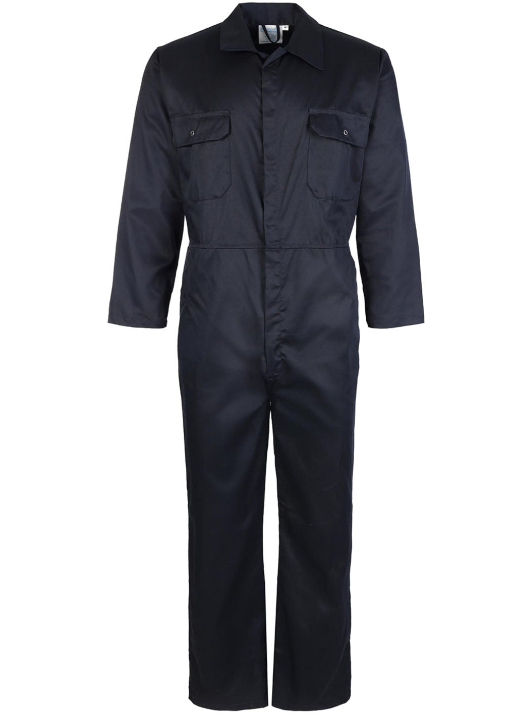 Black coverall on a white background