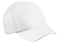 White baseball cap on a white background
