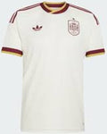 White sports jersey with red and yellow accents on a white background
