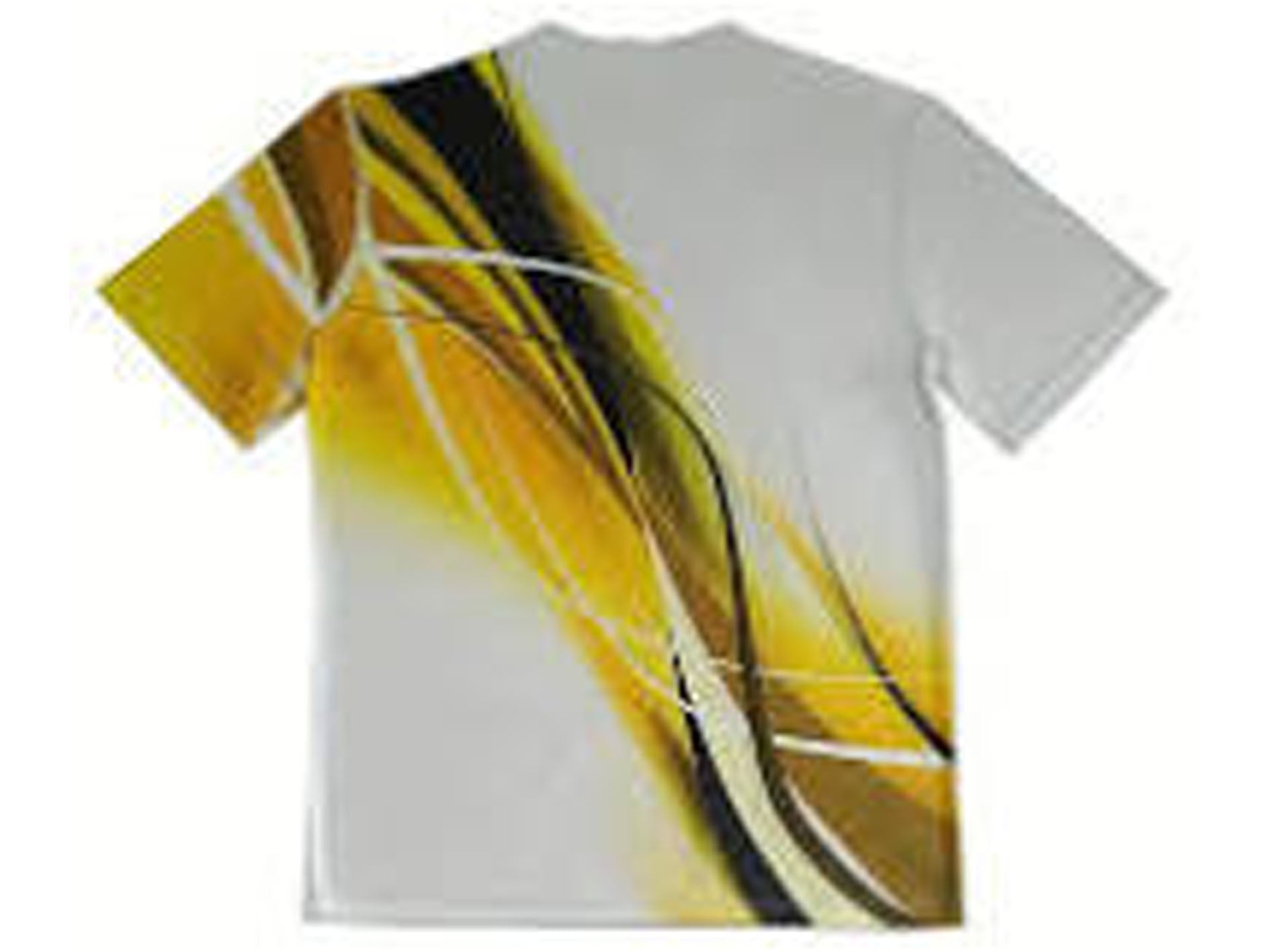 White colored tshirt on white background