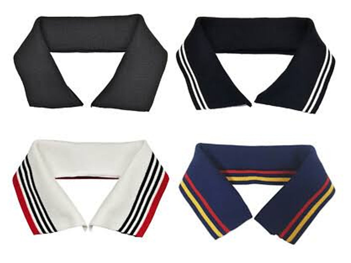 4 multicolor Tshirt cutomized collar
