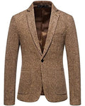 Brown blazer on a white background