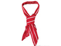 Red and white chef scarf