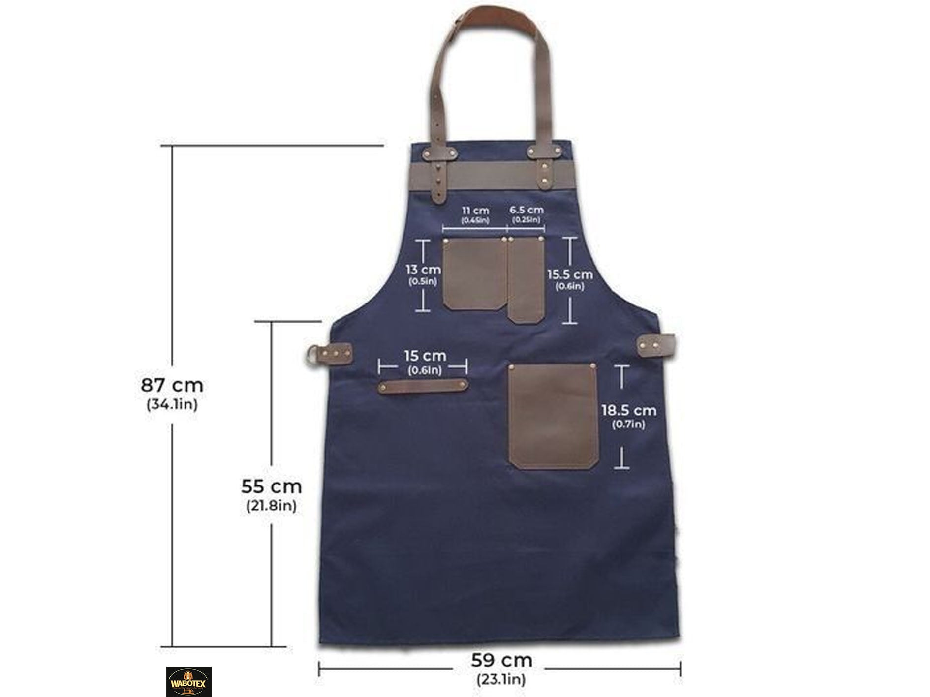 Denim Full Apron - WABOTEX GARMENTS AND TAILORING