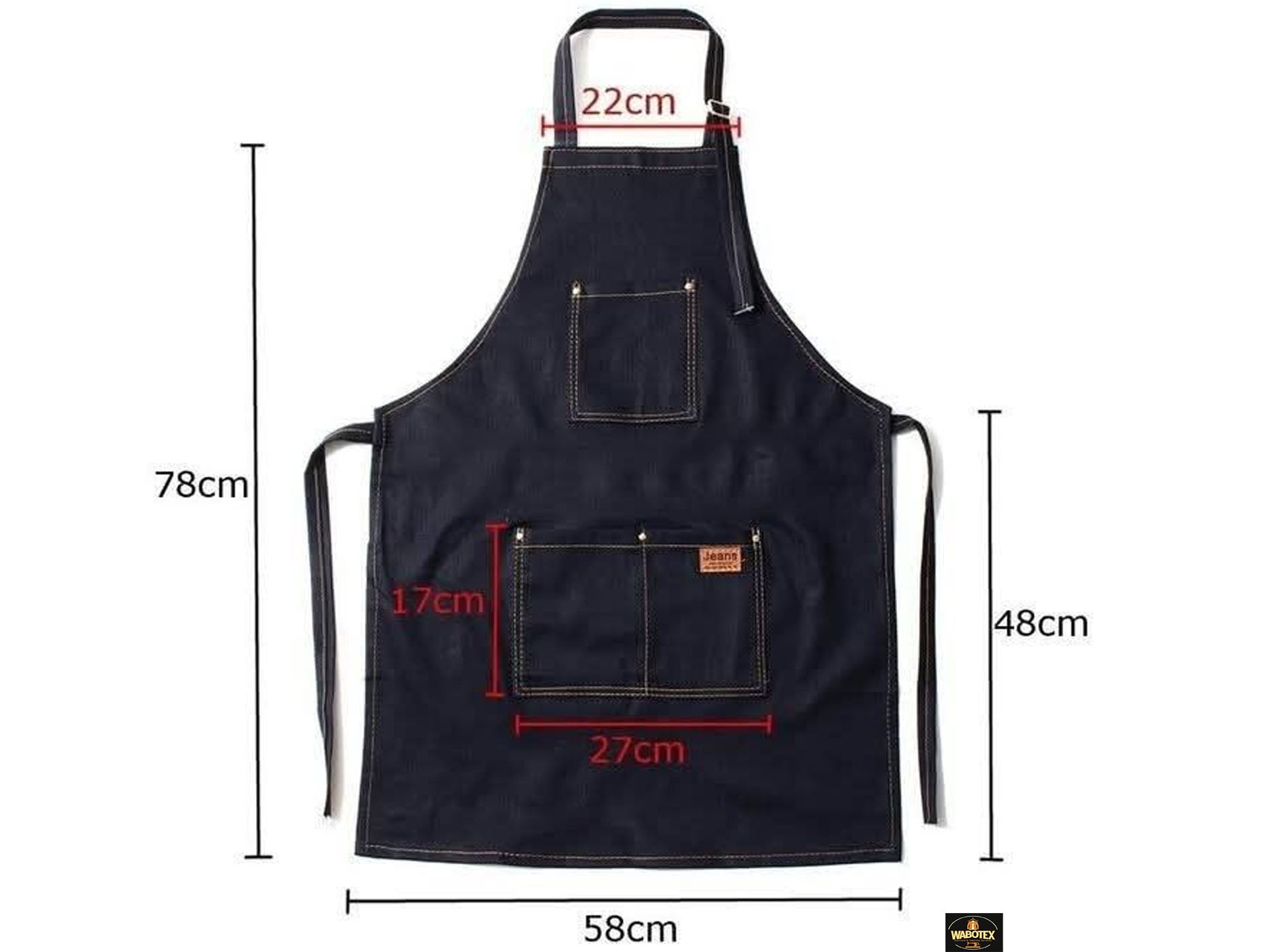 Denim Full Apron - WABOTEX GARMENTS AND TAILORING