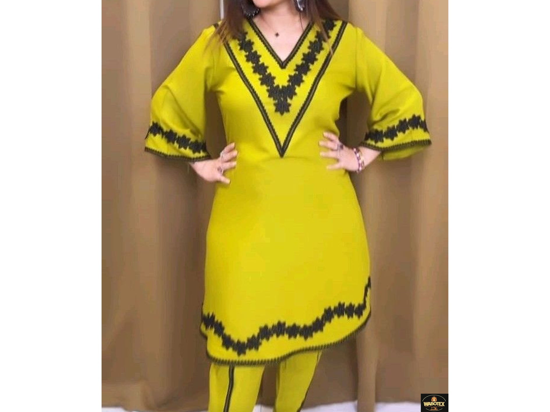 Coord Set with Embroidery - WABOTEX GARMENTS AND TAILORING