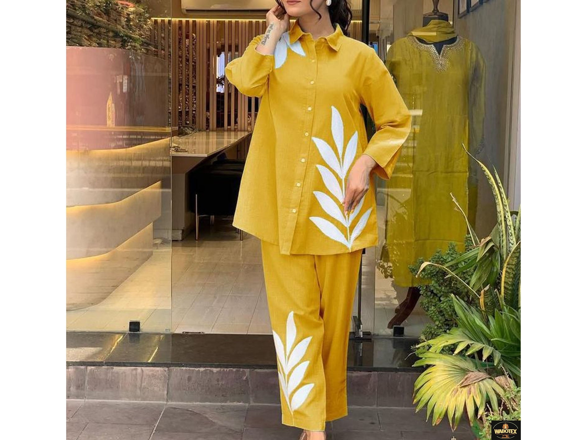 Coord Set with Embroidery - WABOTEX GARMENTS AND TAILORING